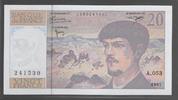 FRANCE 20 Francs "DEBUSSY.Alphabet A.053 " -