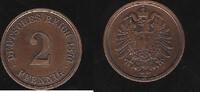 ALLEMAGNE 2 Pfennig KAISERREICH . -