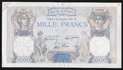 FRANCE 1000 Francs 21.09.1939 CÉRÈS et MERCURE. Type monifié. Alphabet: R.7658 . VF+