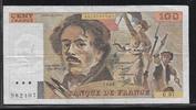 FRANCE 100 Francs "DELACROIX. Alphabet: G.37" -