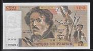 FRANCE 100 Francs "DELACROIX. Alphabet: D.39" -