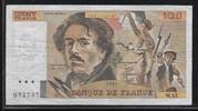 FRANCE 100 Francs "DELACROIX. Alphabet: W.45" -