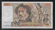 FRANCE 100 Francs DELACROIX. Alphabet: C.47 . -
