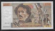 FRANCE 100 Francs DELACROIX. Alphabet: N.55 -