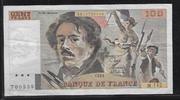 FRANCE 100 Francs "DELACROIX. Alphabet: M.145" -