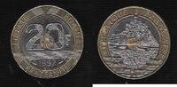 FRANCE 20 Francs 1992 MONT SAINT-MICHEL . VF+