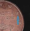 GRÈCE 5 Cent 2002F. Rouleau dorigine. Ursprungsrolle. mit, avec lettre F=FRANCE . UNC