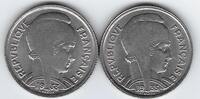 FRANCE 5 Francs Bazor. Breit und Schmal. Large et étroit . -