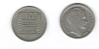 FRANCE. 10 FRANCS TURIN. KURZE ZWEIGE. RAMEAUX COURTS . -