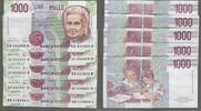 ITALIA/ITALIE. 1000 Lire. MARIA MONTESSORI. 5 NOTES. -