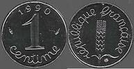 FRANCE. 1 Centime. Épi (de blé), Weizenähren . -