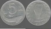 ITALIA. 5 Lire. Delfino, Delphin, Dauphin, Dolphin . -