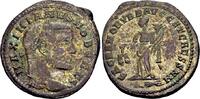 Roman Imperial Follis Galerius Caesar AD 293-305, AE silvered Follis (28 mm, 10.13 g) Rome AD 300-01 -