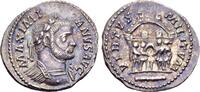 Roman Imperial Argenteus Maximian AD 286-310, AR Argenteus (19 mm, 3.08 gram) Trier 297-298 -
