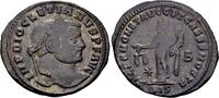 Roman Imperial Follis Diocletian AD 284-305, AE silvered Follis (30mm, 9.53 gram) Siscia c. AD 296 -