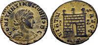 Roman Imperial Follis Constantine II Caesar AD 317-337, AE Follis (19 mm, 2.76 gram) Rome 318-319 -