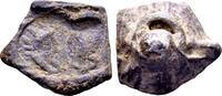 Roman Imperial Seal Sun and Moon – Roman lead seal (18x15x10 mm, 6.82 gram) 2nd half 3rd-4th century -
