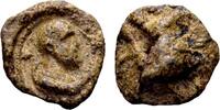 Roman Imperial Seal Roman uniface lead seal (13x13x6 mm, 3.43 gram) circa 4th century -