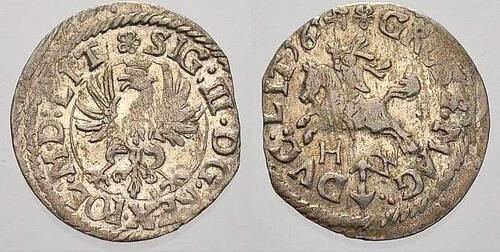 Polen-Litauen Groschen 1614 HW Sigismund III. 1587-1632. Selten. Kl. Zainende, fast vorzüglich mit P