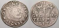 Polen-Litauen 3 Gröscher 1 Stefan Bathory 1576-1586. -