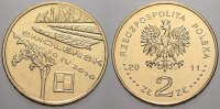 Polen-Republik 1990 bis Heute 2 Zlote (Smolensk) 2011 Smolensk - Zum Gedenken an Republik Polen seit 1990. -
