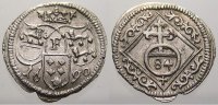 Hohenlohe-Schillingsfürst 1/84 Taler Ludwig Gustav 1656-1697. -