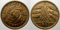 Weimarer Republik 50 Rentenpfennig -