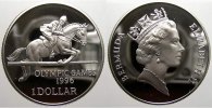 Bermuda 1 Dollar 1996 Elizabeth II. seit 1952. Polierte Platte, min. ber... 30,00 EUR  plus 15,00 EUR verzending