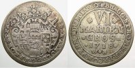 Münster, Bistum 6 Mariengroschen Franz Arnold von Metternich 1706-1718. -