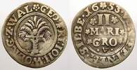 Waldeck 2 Mariengroschen Georg Friedrich, Johann und Heinrich Wolrad 1645-1664. -