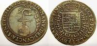 Belgien-Brabant Cu Rechenpfennig Philipp IV. 1621-1665. -
