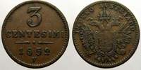 Haus Habsburg Cu 3 Centesimi Franz Joseph I. 1848-1916. -