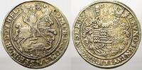 Mansfeld-vorderortische Linie zu Bornstedt 1/2 Reichstaler 1608 GM Bruno II., Wilhelm I., Johann Georg IV. und Volrad 1605-1615. Selten. VF+ mit ...