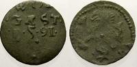Pommern-Wolgast Kupfer Scherf Ernst Ludwig 1569-1592. -