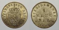 Hessen-Darmstadt 1 Kreuzer Ludwig II. 1830-1848. -