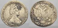 Russland 20 Kopeken Zarin Katharina II. 1762-1796. -