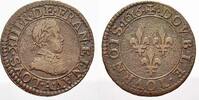 Frankreich Cu-2 Tournois Ludwig XIII. 1610-1643. -