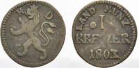 Hessen-Darmstadt 1 Kreuzer Ludwig X. 1790-1806. -