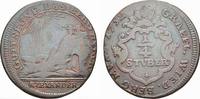 Wied-Neuwied Cu 1/4 Stüber 1 Johann Friedrich Alexander 1737-1791. -