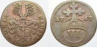 Mühlhausen, Stadt 6 Pfennig -