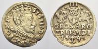 Polen-Litauen 3 Gröscher 1 Sigismund III. 1587-1632. -