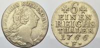 Brandenburg-Preußen 1/6 Taler Friedrich II. 1740-1786. -