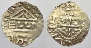 Regensburg, herzogliche Münzstätte Denar 955-976 n. Chr. Heinrich II., der Friedfertige, 1. Regierung 955-976. Sehr selten. VF