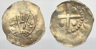 Niederlande-Deventer, königliche Münzstätte Pfennig Heinrich II. 1002-1024. -
