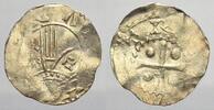 Niederlande-Deventer, königliche Münzstätte Pfennig Heinrich II. 1002-1024. -