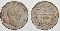 Baden-Durlach Cu Kreuzer Leopold 1830-1852. -