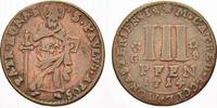 Münster, Domkapitel Cu 3 Pfennig -