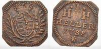 Sachsen-Hildburghausen Cu Heller (Achteckig) Friedrich 1784-1826. -