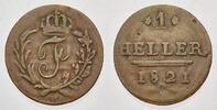 Sachsen-Hildburghausen Cu Heller Friedrich 1784-1826. -