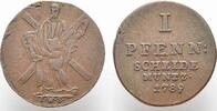 Braunschweig-Calenberg-Hannover Ausbeute Cu Pfennig Georg III. 1760-1820. -